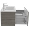 Grey Walnut Floating Bathroom Vanity, 34